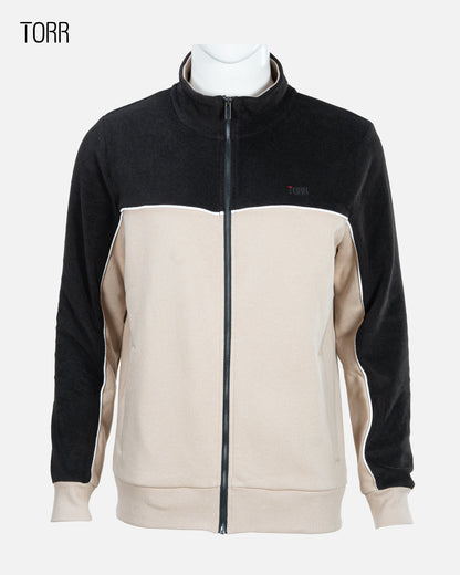 Mens Jacket | Country Walnut & Black