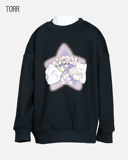 Girl's Sweatshirt | Black