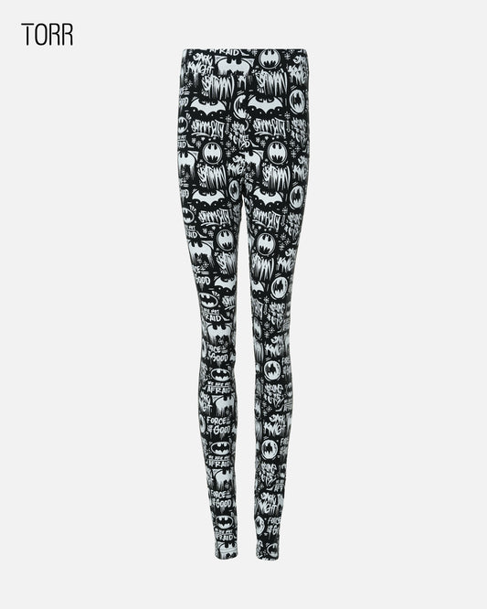 Women's Leggings | BLACK/WHITE AOP