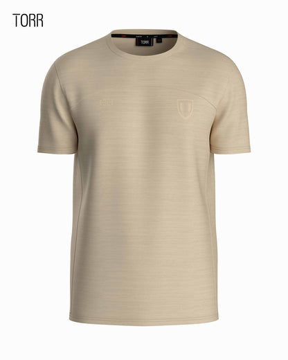 Men's Activewear T-shirt | Brown Mell