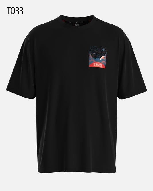 Drop Shoulder T-shirt | Black
