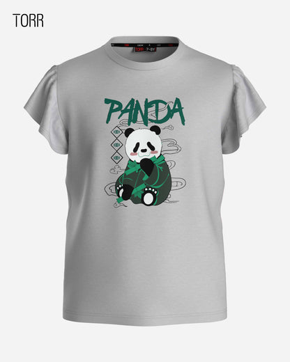 Girl's T-shirt  | Grey Lt. Solid