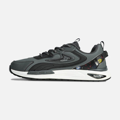 Panda Men’s Sport Sneaker | Black Grey