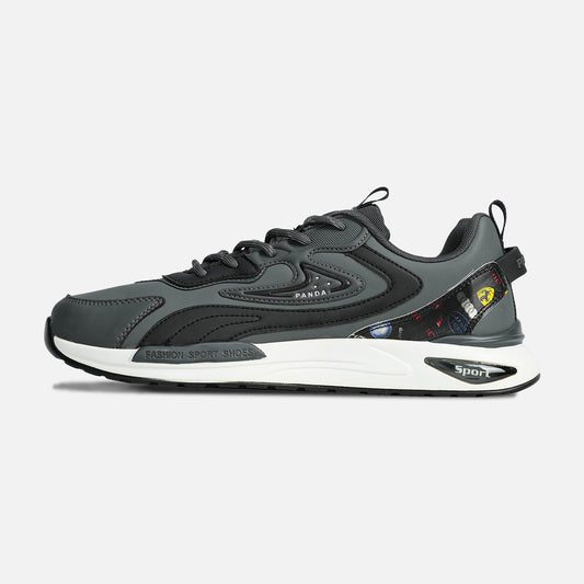 Panda Men’s Sport Sneaker | Black Grey