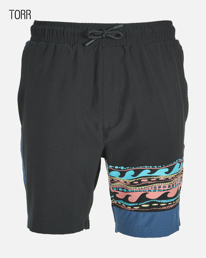 Mens Swim Shorts | Black Capri