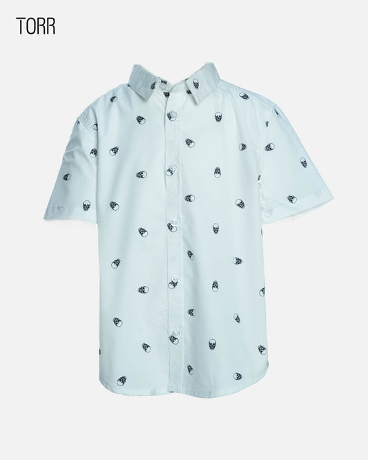 Boys Shirt  | White Aop