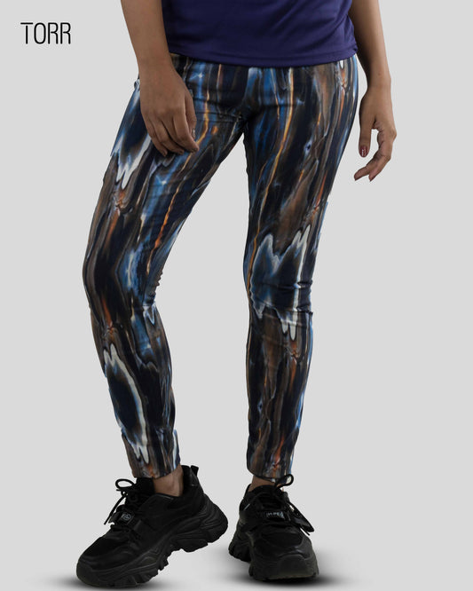 Women's Leggings | NAVY BEIGE