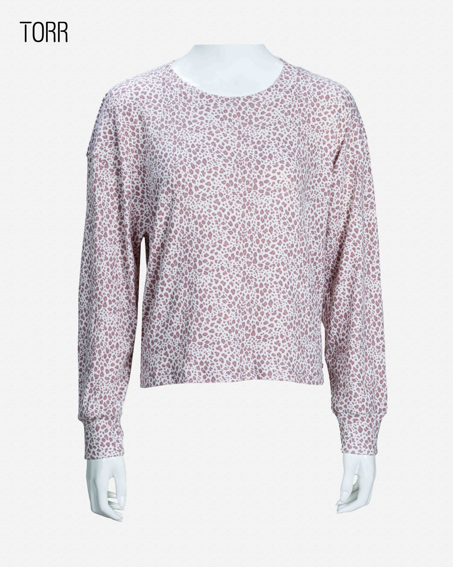 Womens Crop Sweatshirt | Animal Print