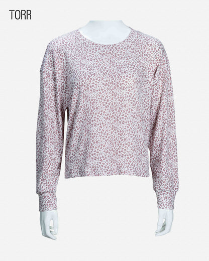Womens Crop Sweatshirt | Animal Print