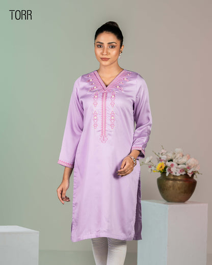 Ethnic Wear (01 Piece Kurti) | Lavender