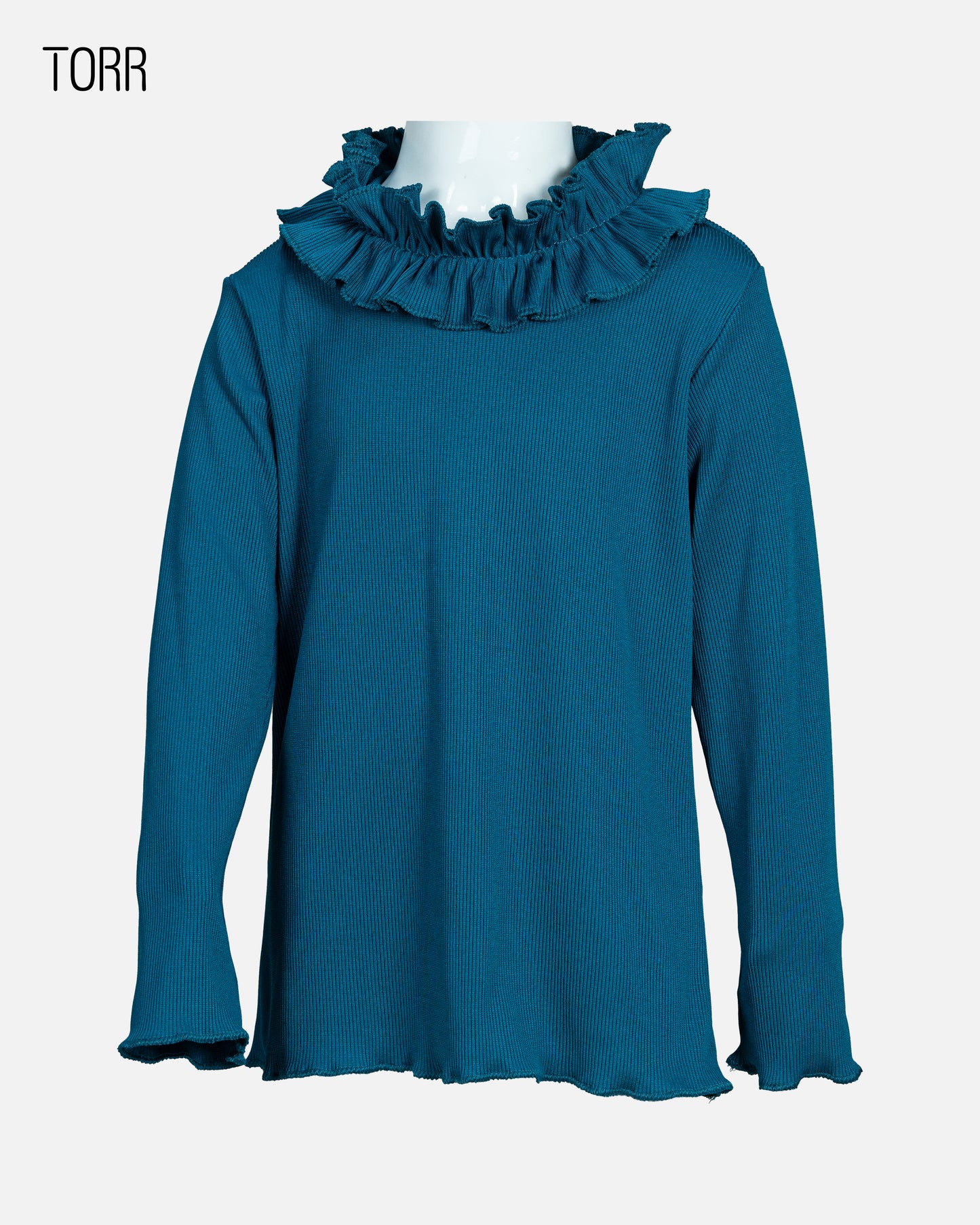 Girl's Turtle Neck | Teal Green