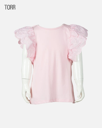 Girls S/S T-Shirt  | Light Pink