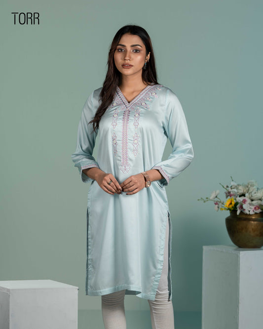 Ethnic Wear (01 Piece Kurti) | Sky Blue