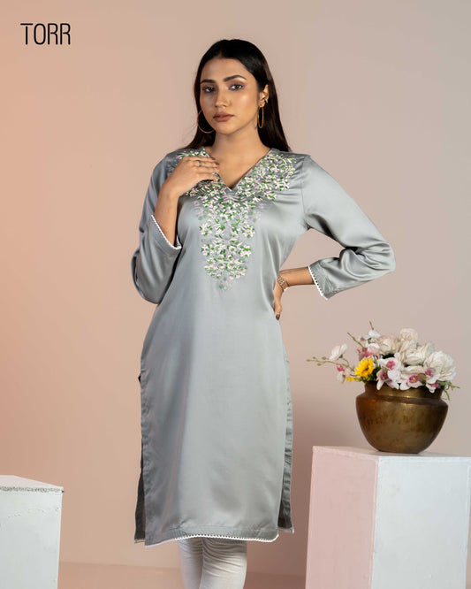 Ethnic Wear (01 Piece Kurti) | Silver