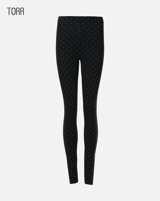 Women's Leggings | BLACK DOT AOP