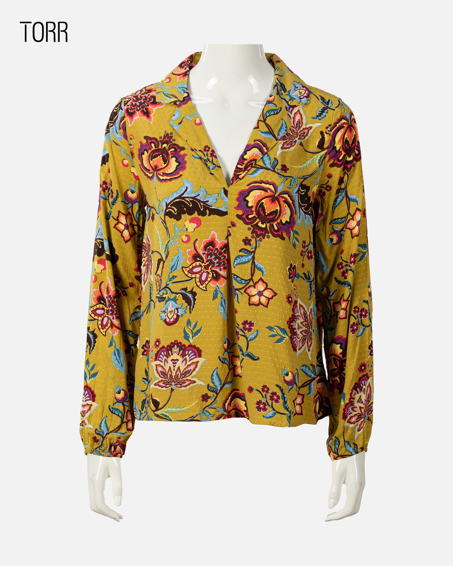 Women's Short Top | YELLOW AOP