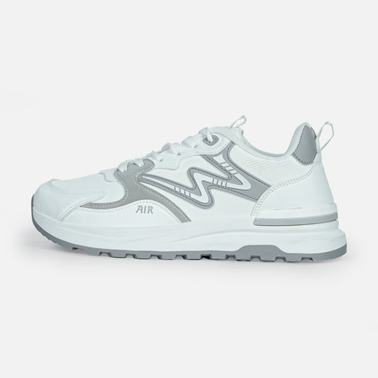 Panda Mens's Sneakers | White/Grey