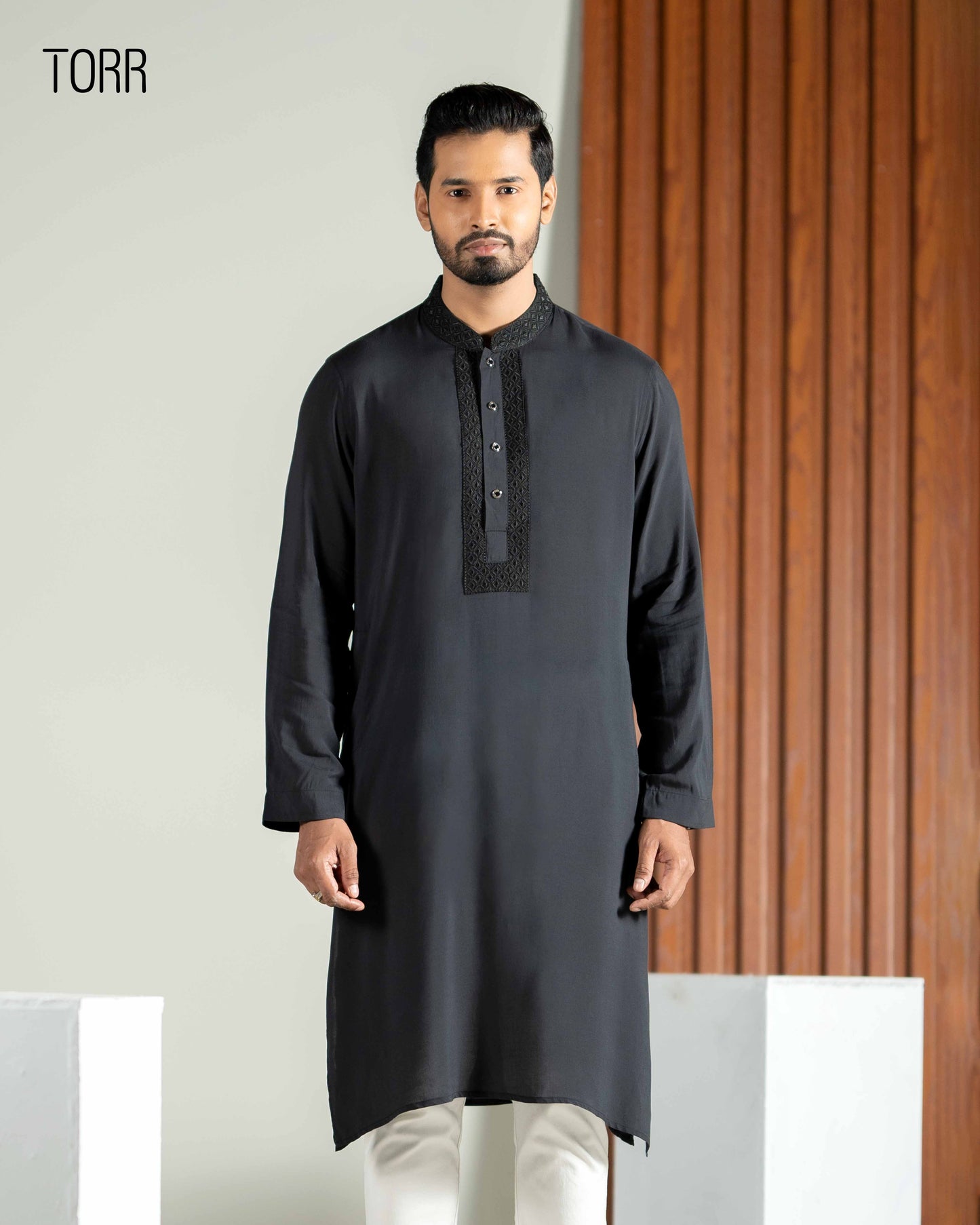 Men's Panjabi | Jet Black