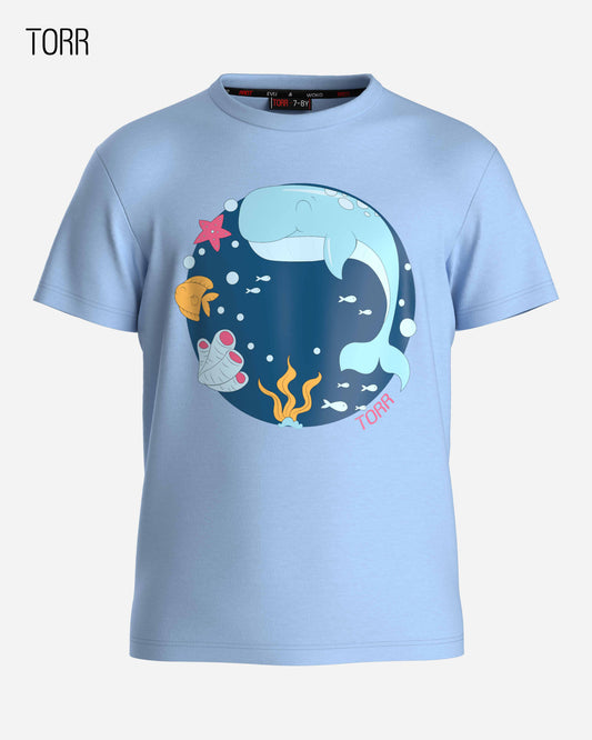 Girl's T-shirt  | Ice Blue
