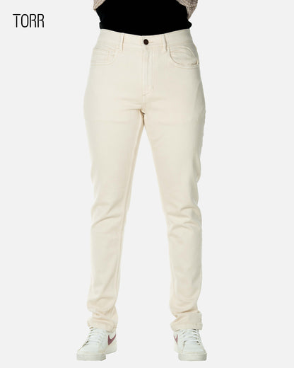 Women's Denim Pant | Ecru