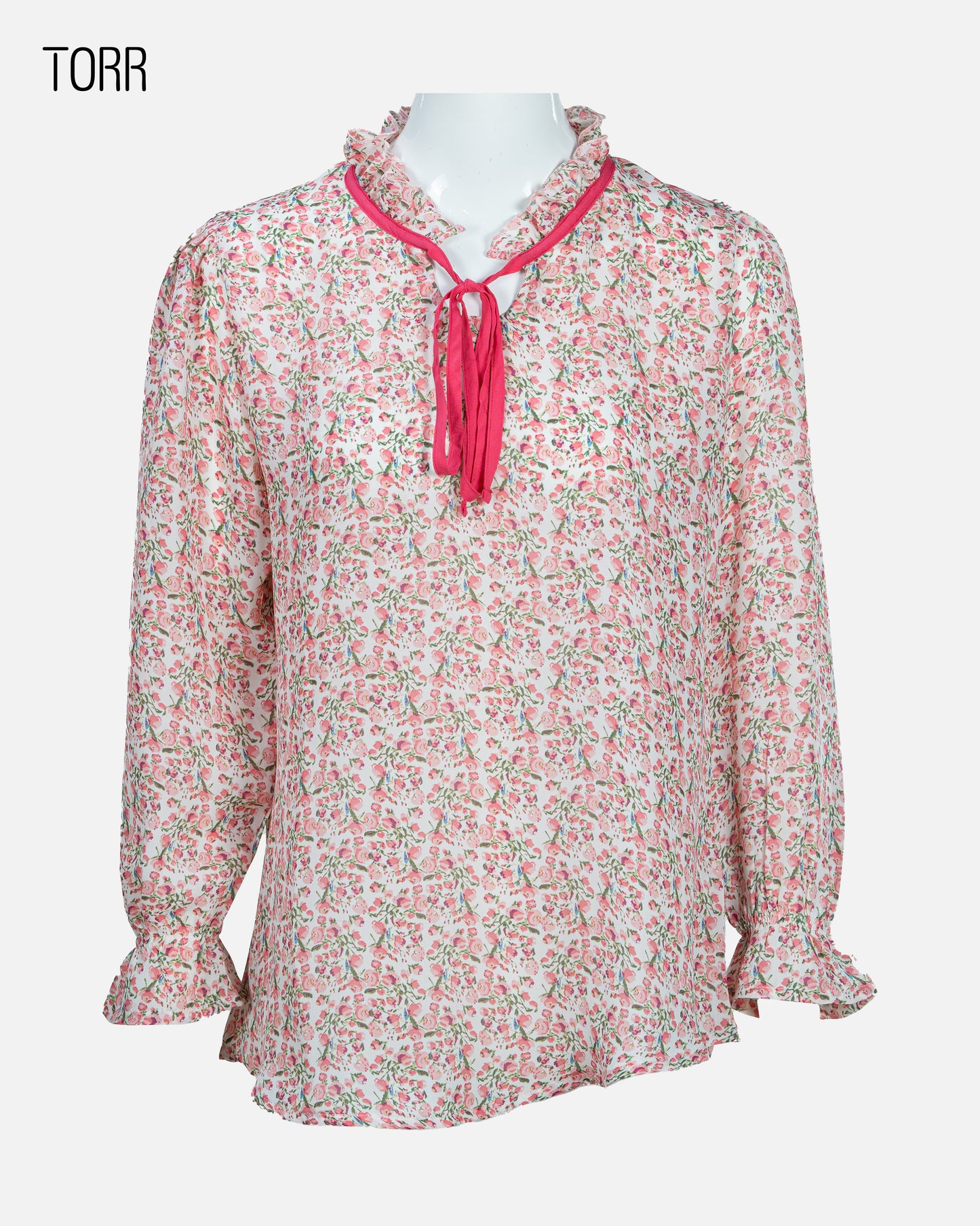 Women's Crop Top | Pink Floral AOP