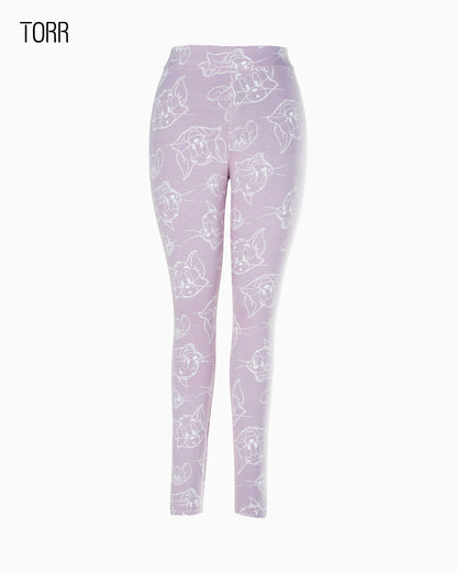 Women's Leggings | LT PURPLE AOP