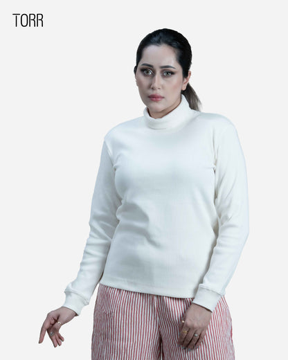 Women's Turtle Neck | Ecru
