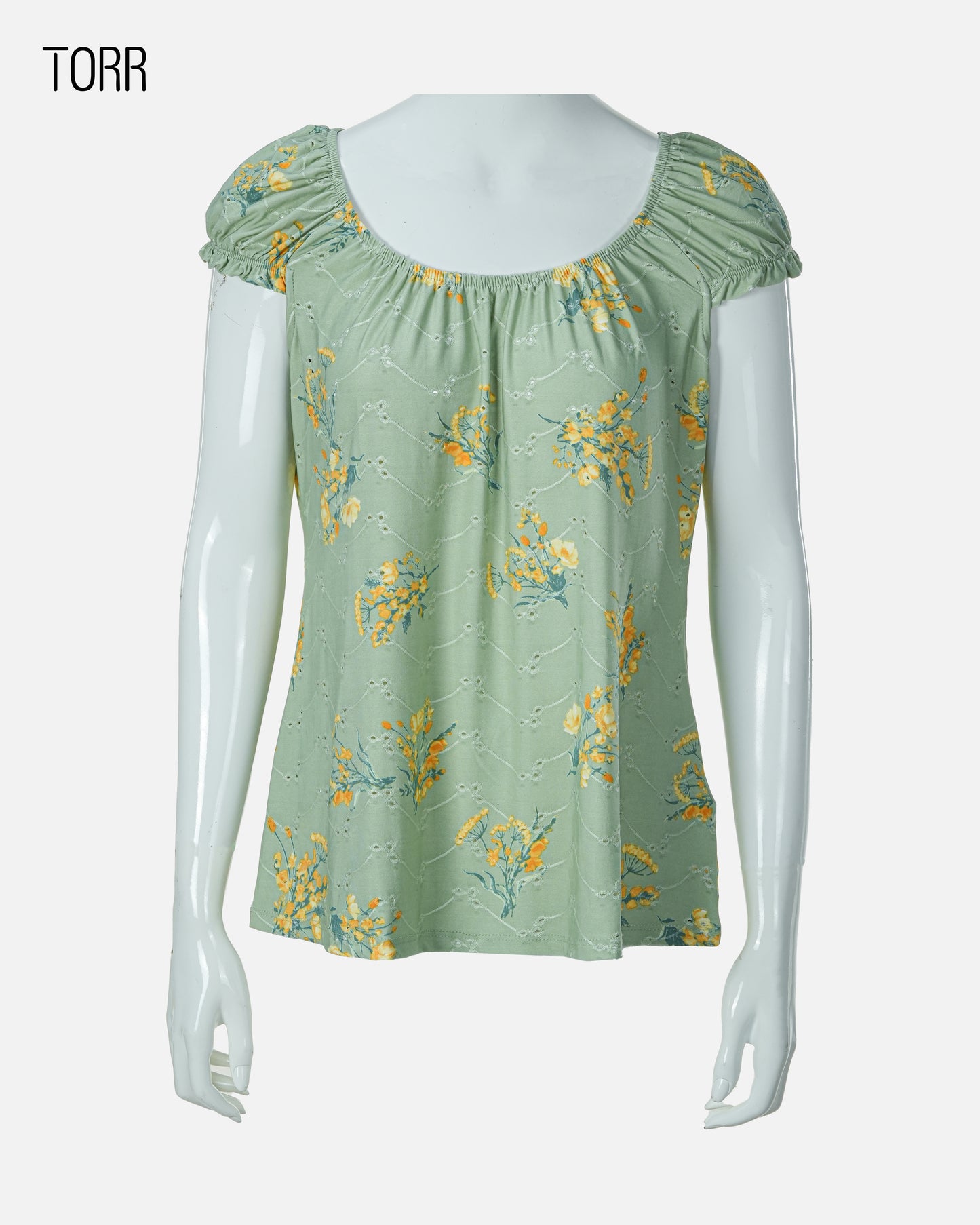 Women's Top | Olive AOP