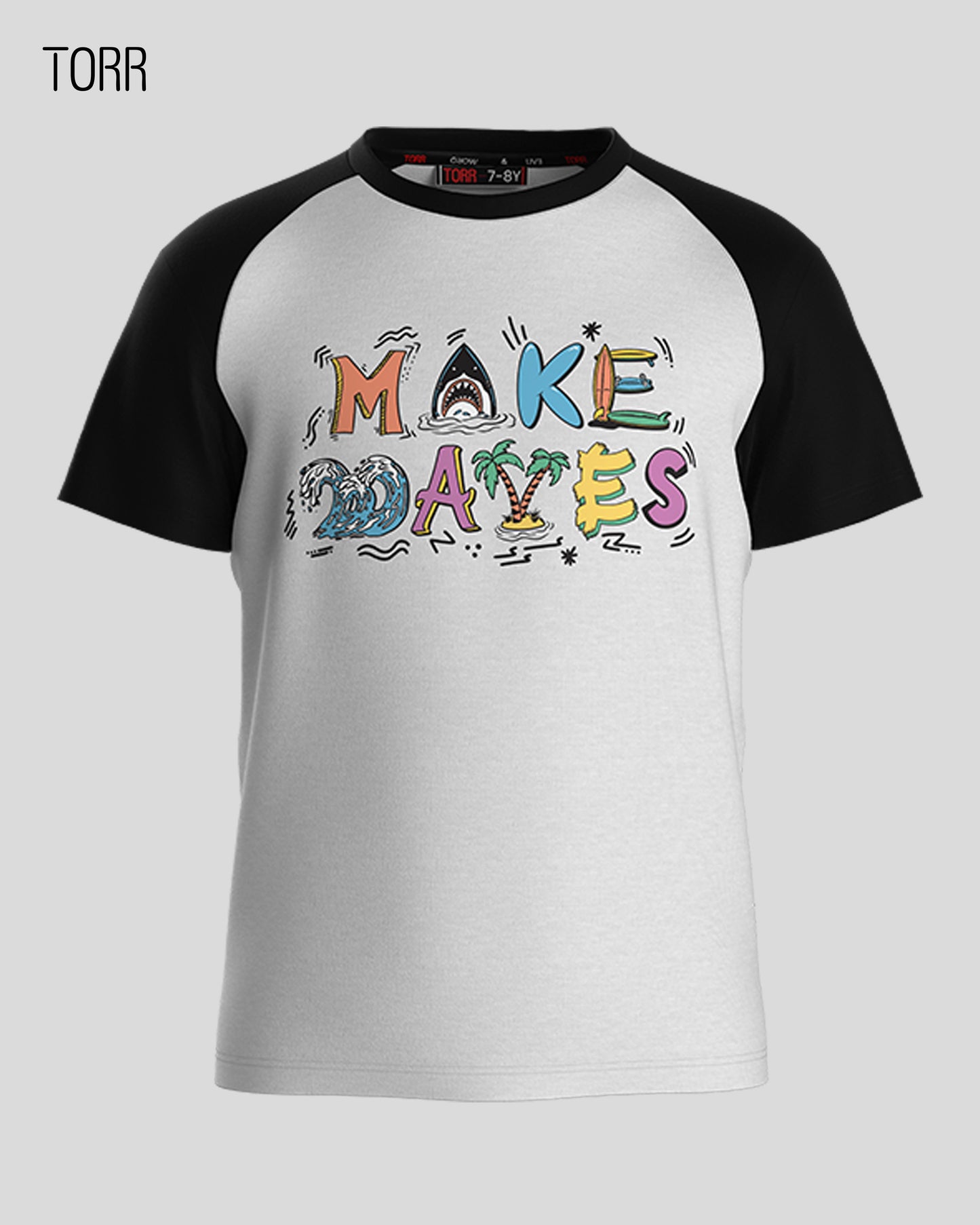 Boys T-shirt  | BLACK/WHITE