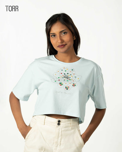 Women's Crop Top | Omphalodes