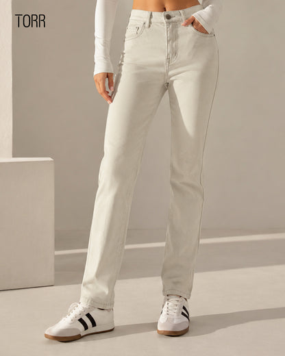 Women's Denim Pant | Ecru