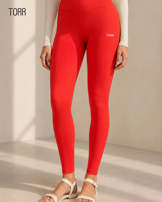 Women's Leggings | Fire Red