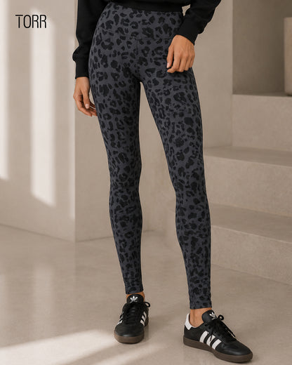 Women's Leggings | Dark Grey Aop