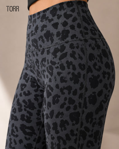Women's Leggings | Dark Grey Aop