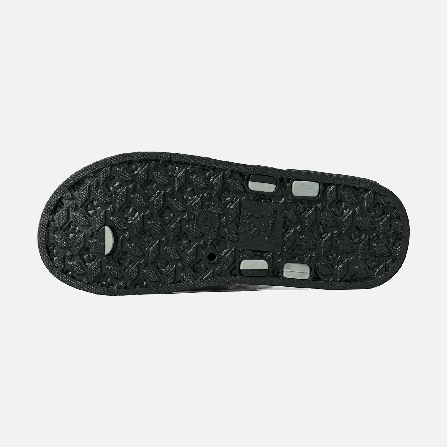 Panda Men's Slipper Sandal | Black White