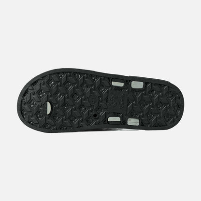 Panda Men's Slipper Sandal | Black White