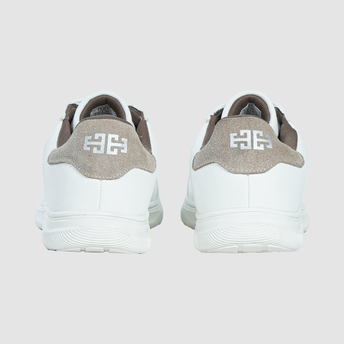 Torr Men’s Casual Shoe | White/Grey