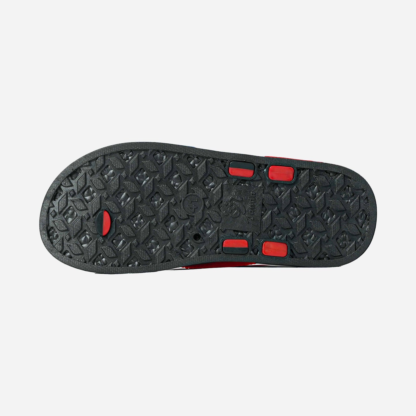 Panda Men's Slipper Sandal | Black Red