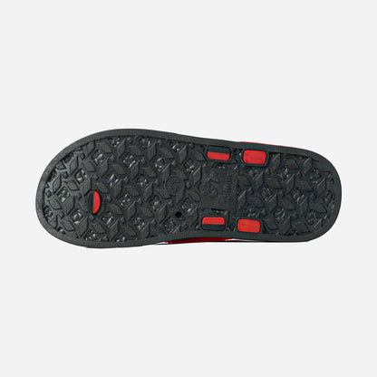 Panda Men's Slipper Sandal | Black Red