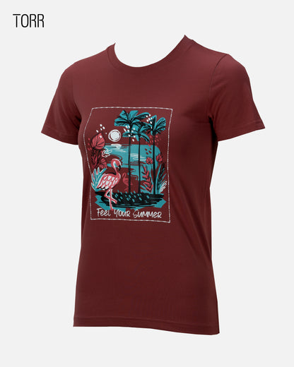 Women's S/S T-Shirt | Cranberry