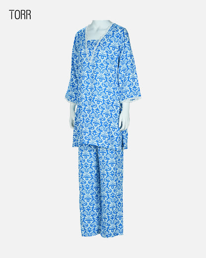 Women's Co-Ord Set | Indigo AOP