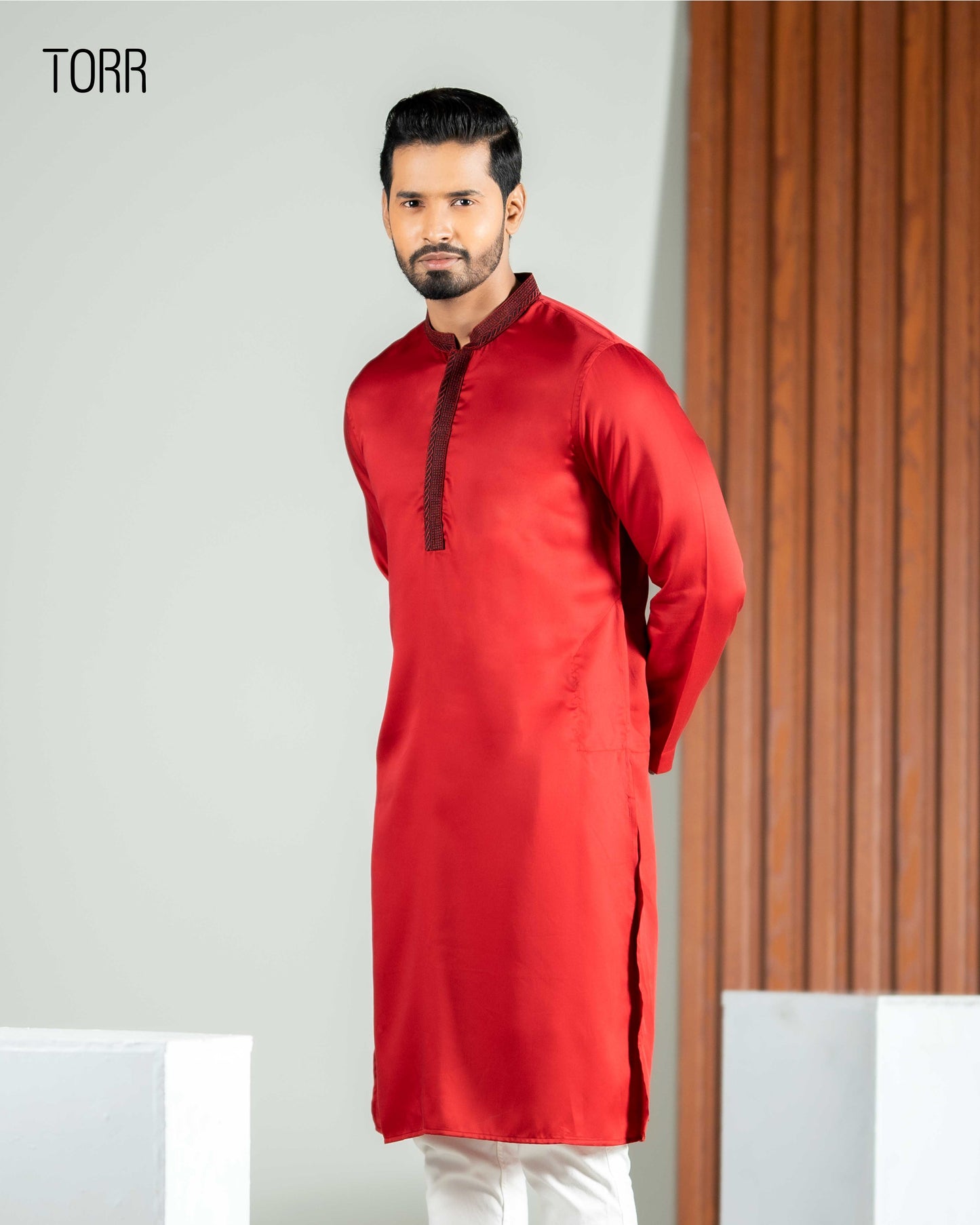 Men's Panjabi | Rio Red