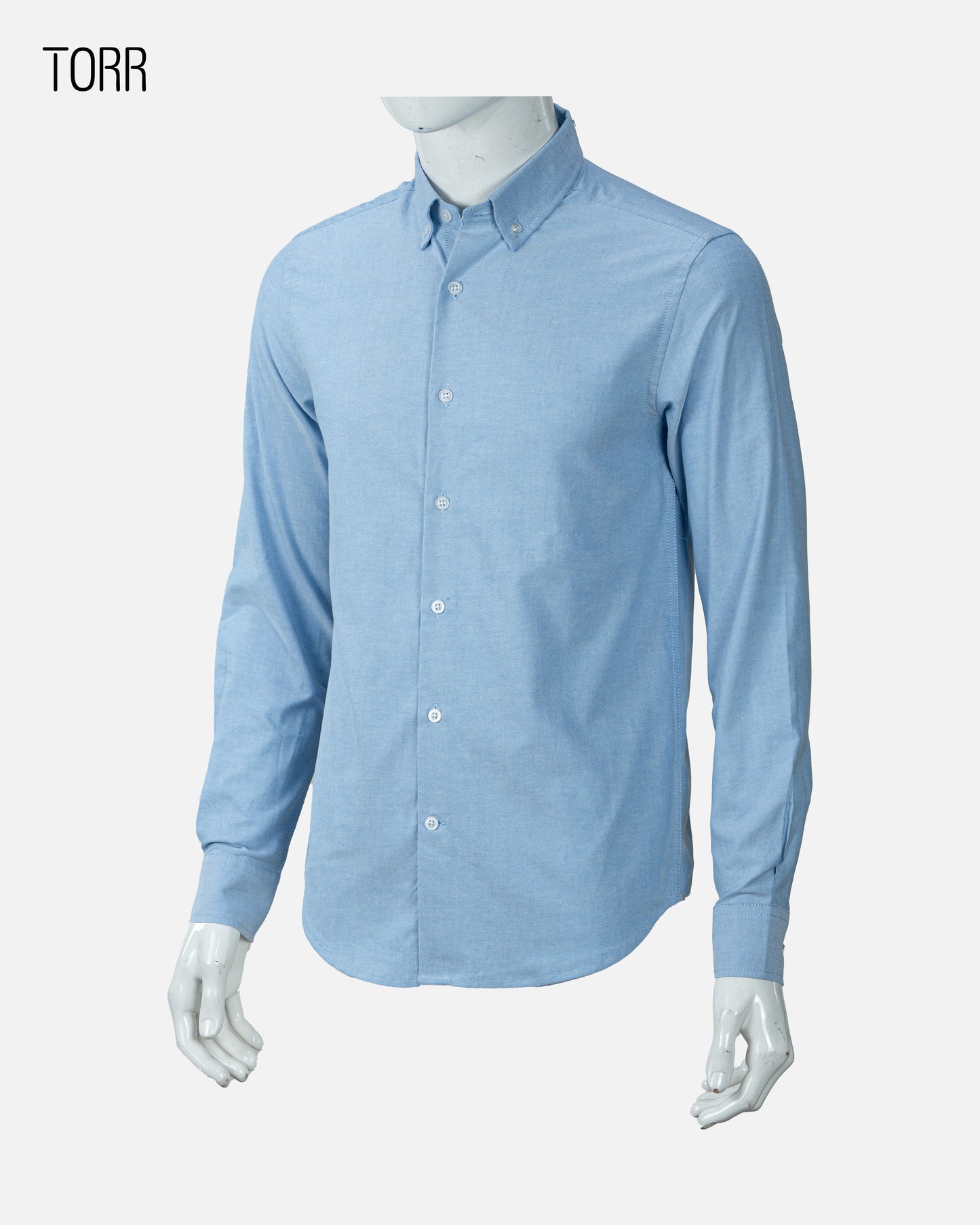 Men's Long Sleeve Casual Shirt | Light Blue
