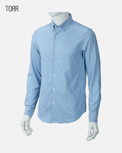 Men's Long Sleeve Casual Shirt | Light Blue