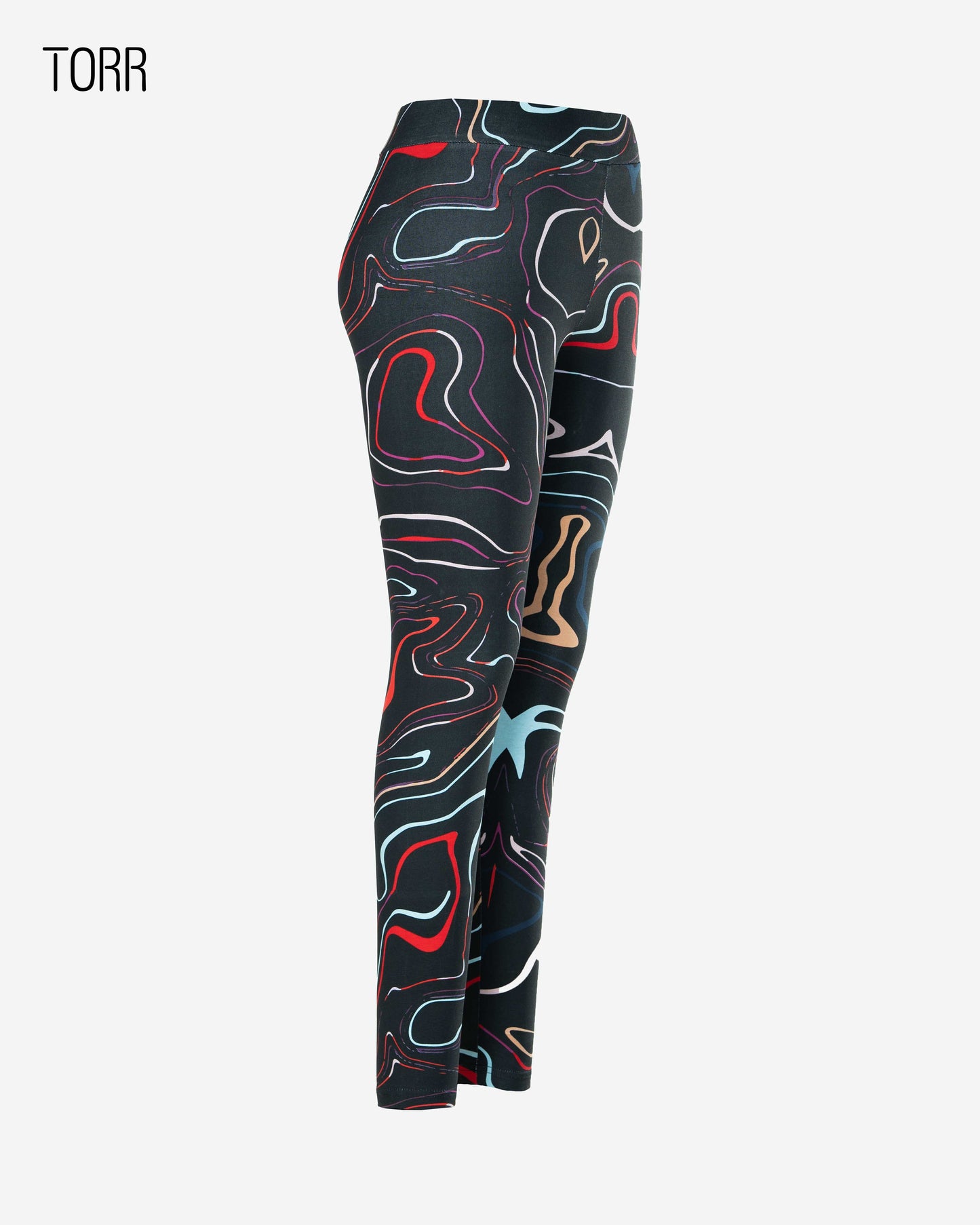 Women's Leggings | BLACK MULTI AOP