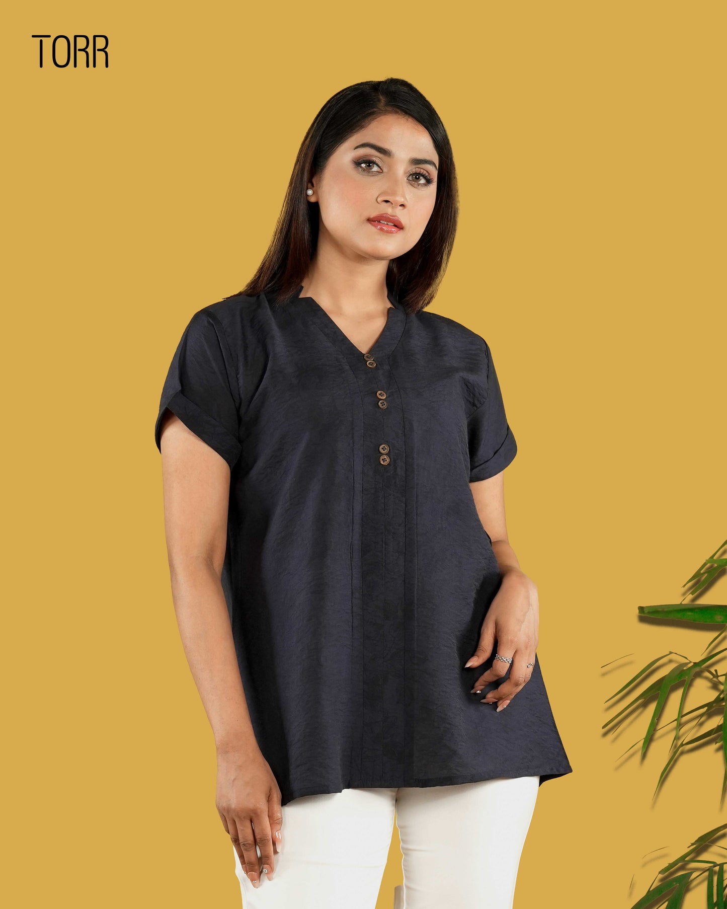 Women's Crop Top | Navy Blue