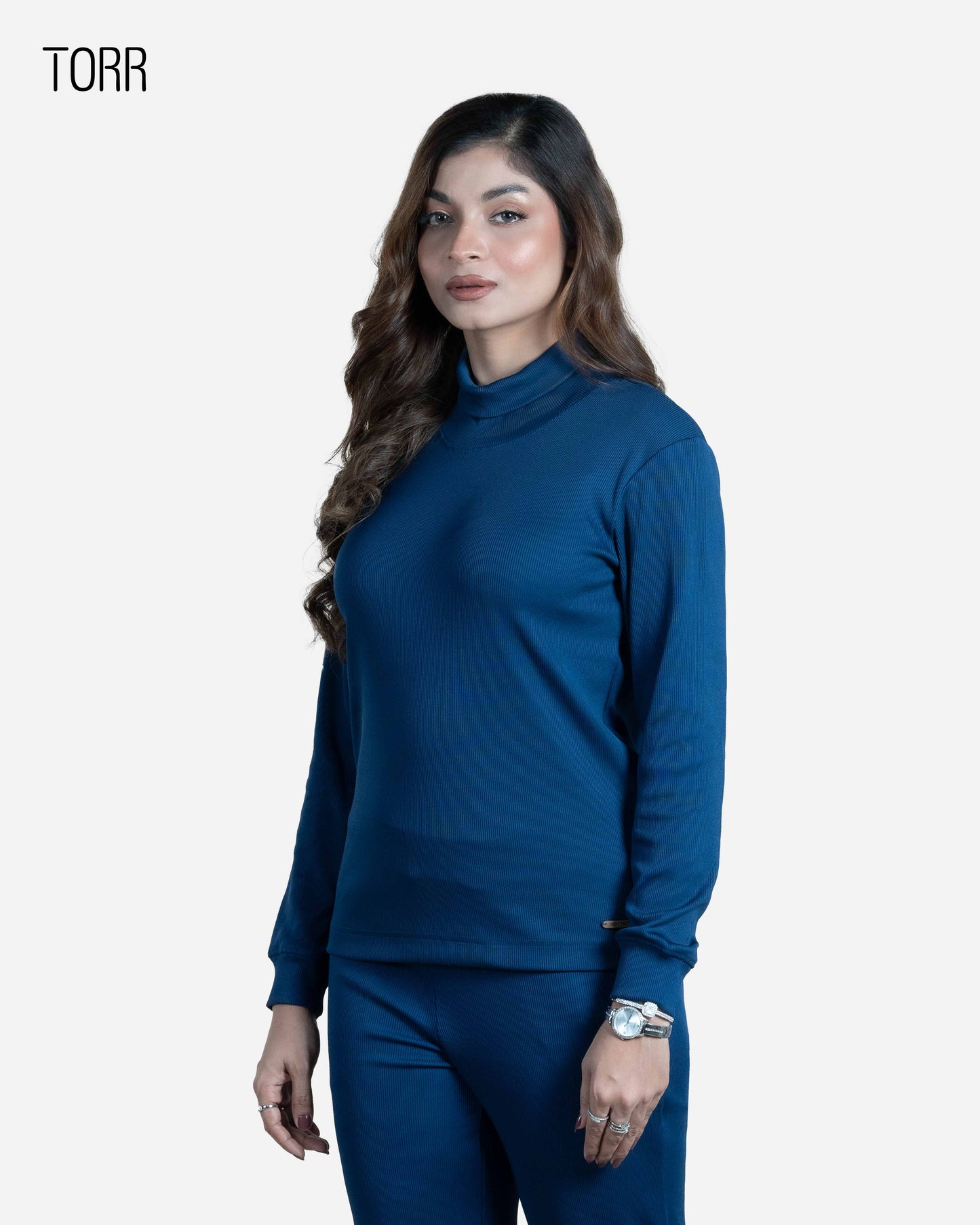Women's Turtle Neck | Navy