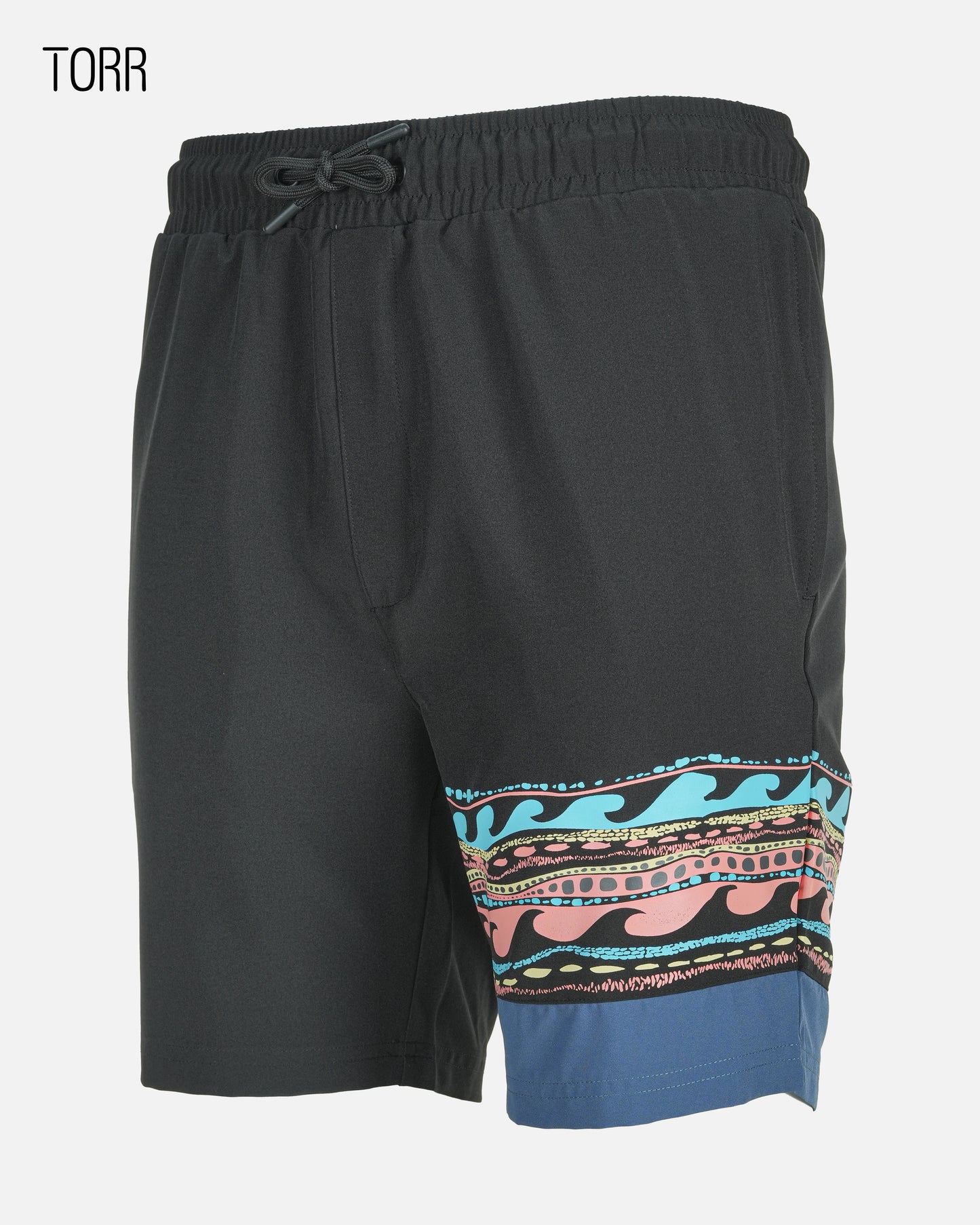 Mens Swim Shorts | Black Capri