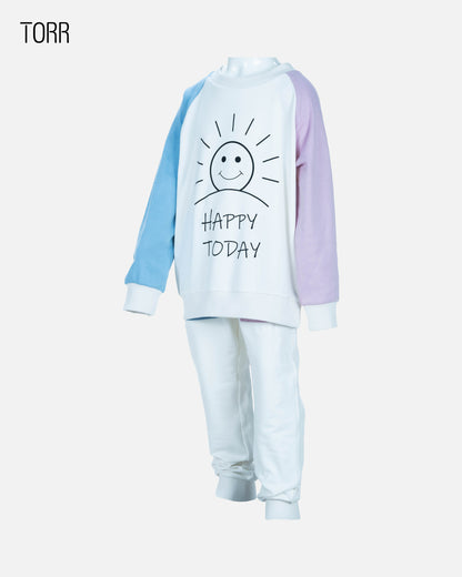 Boy's Top & Bottom Set | Cre.Blu.Mauve