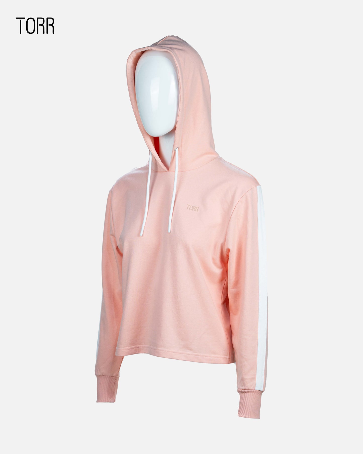 Women's Hoodie | Peach & White